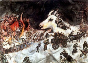 Kriegszeitgenosse Marc Chagall Ölgemälde